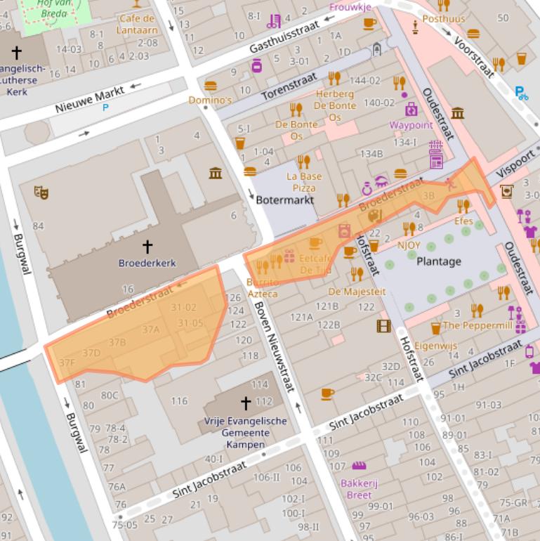 Kaart van postcodegebied 8261GN.