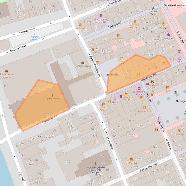 Kaart van postcodegebied 8261GP.