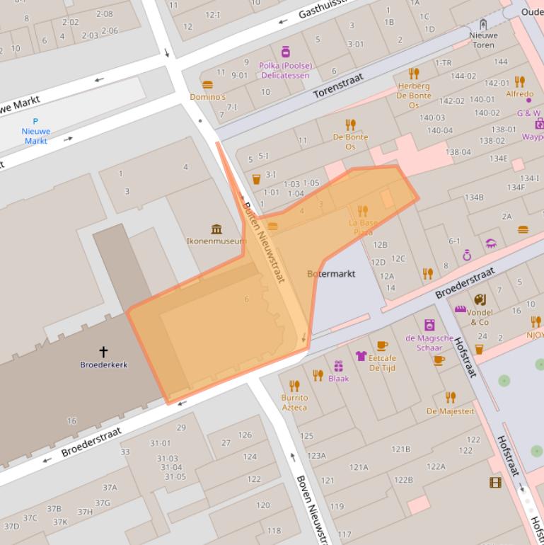 Kaart van postcodegebied 8261GR.