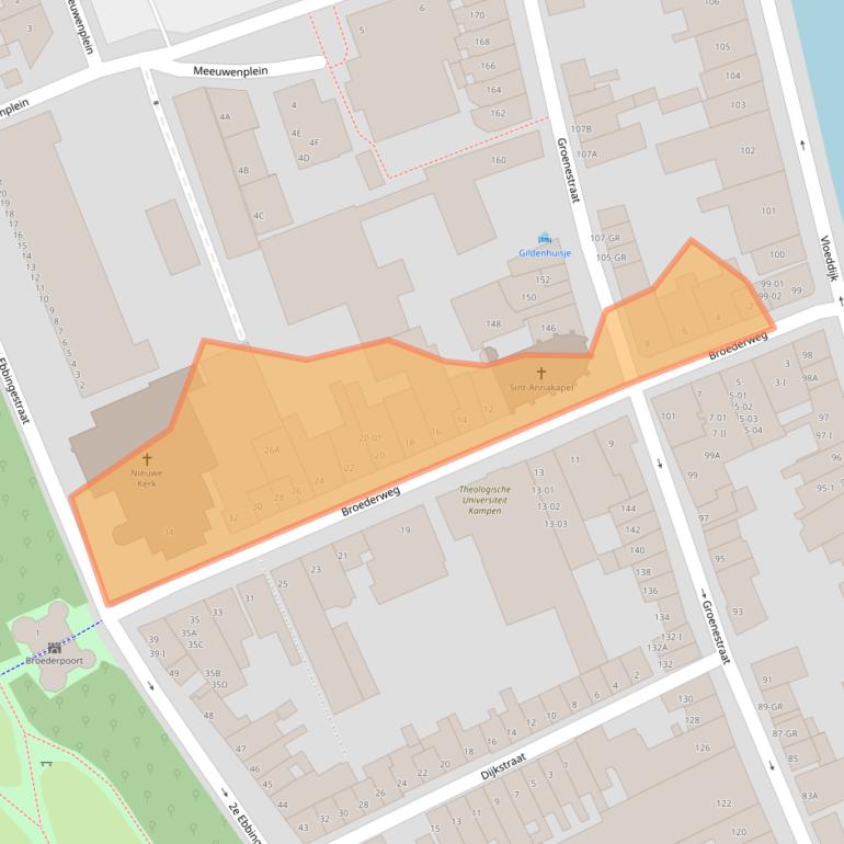 Kaart van postcodegebied 8261GT.