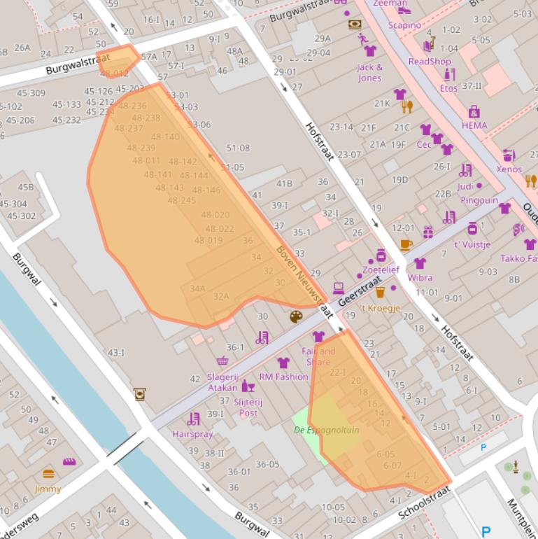 Kaart van postcodegebied 8261HD.
