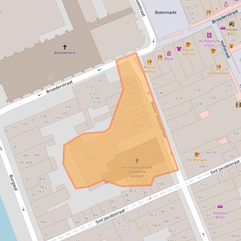 Kaart van postcodegebied 8261HH.