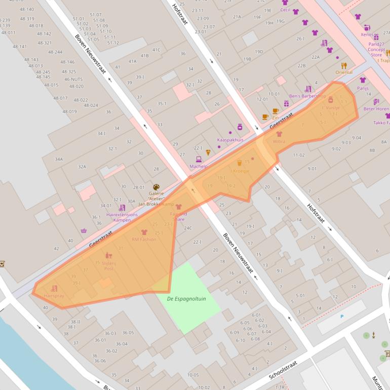 Kaart van postcodegebied 8261HL.