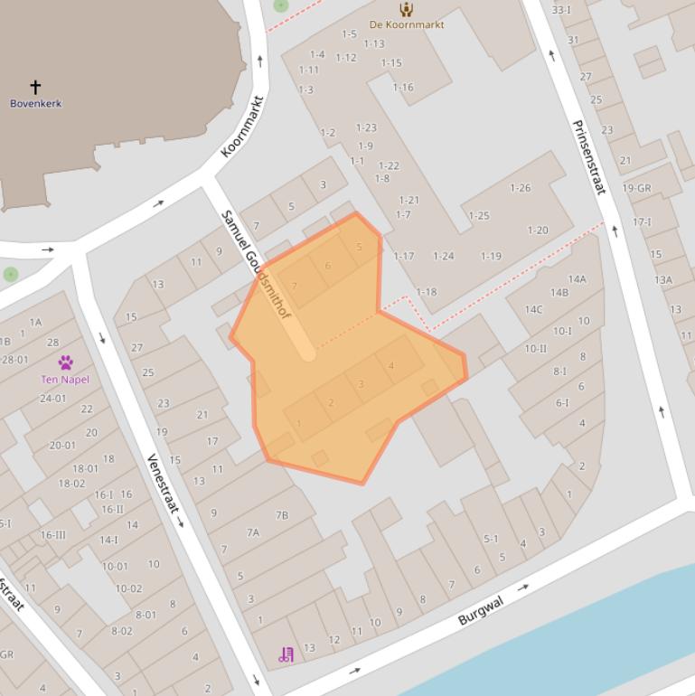 Kaart van postcodegebied 8261JM.