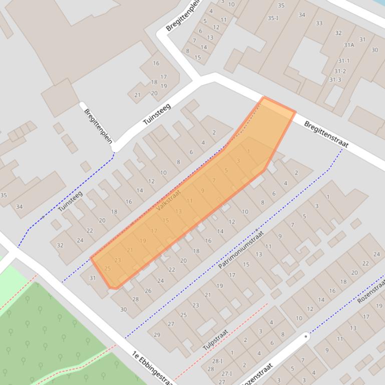 Kaart van postcodegebied 8261KL.