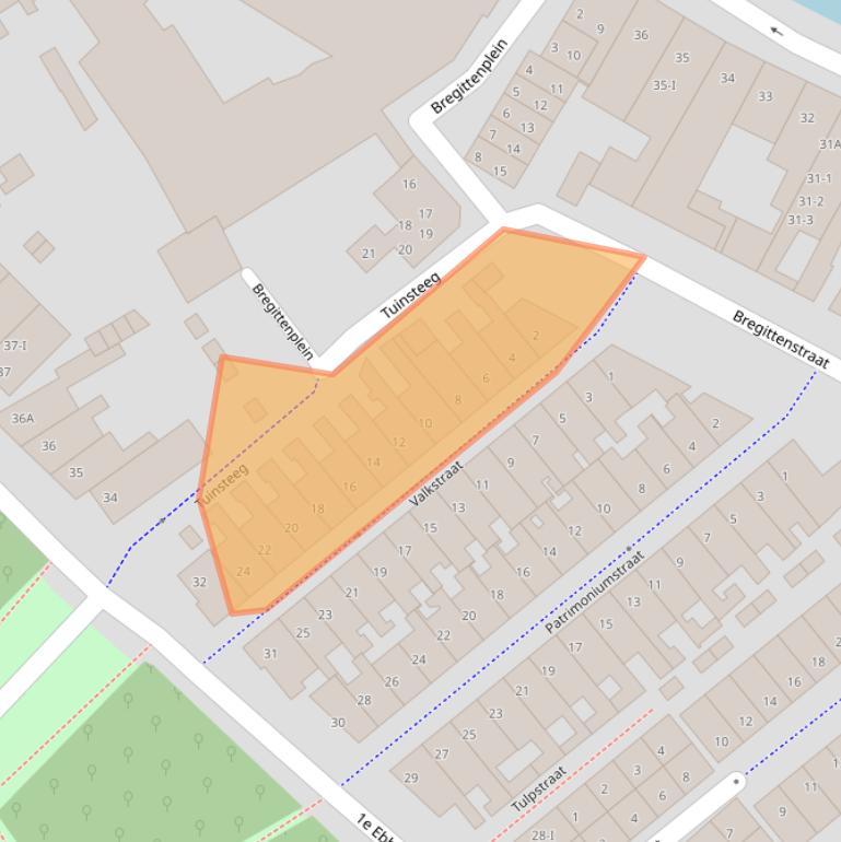 Kaart van postcodegebied 8261KM.