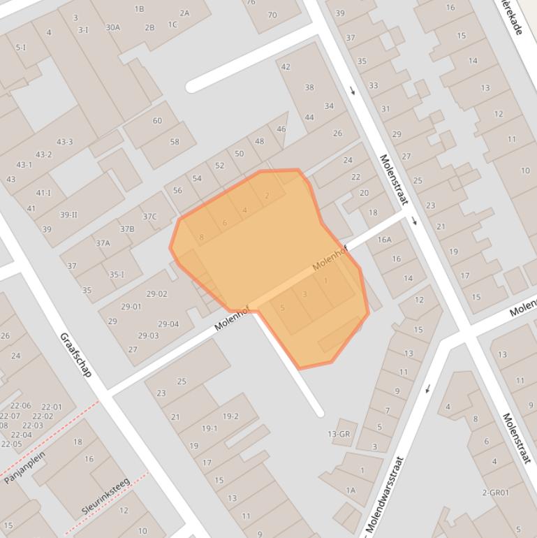 Kaart van postcodegebied 8261LD.