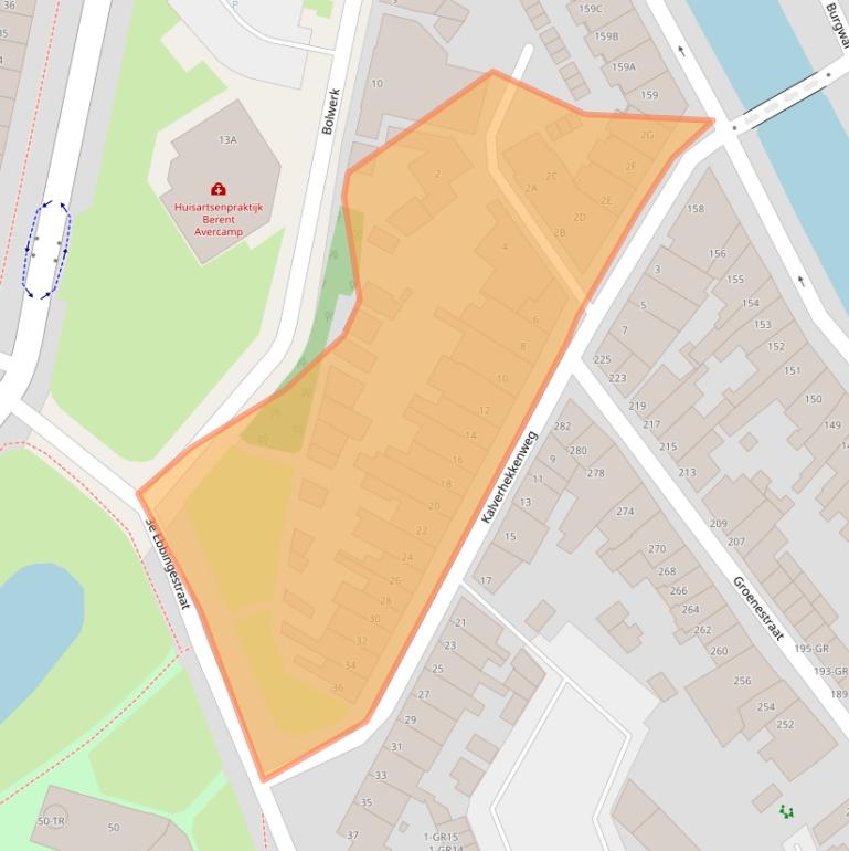 Kaart van postcodegebied 8261VB.