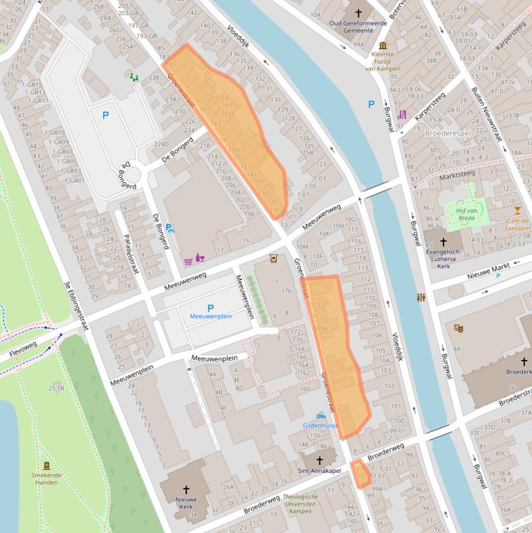 Kaart van postcodegebied 8261VE.