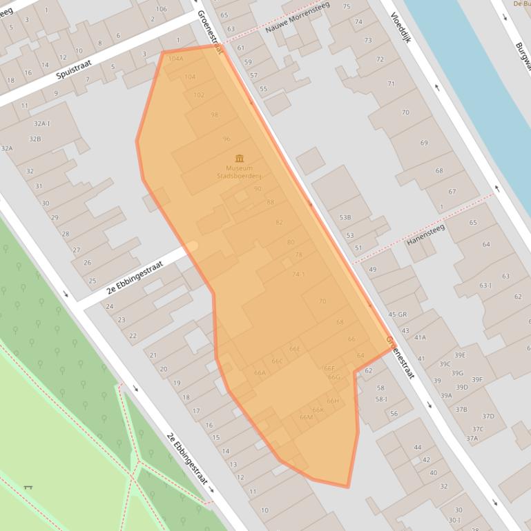 Kaart van postcodegebied 8261VJ.