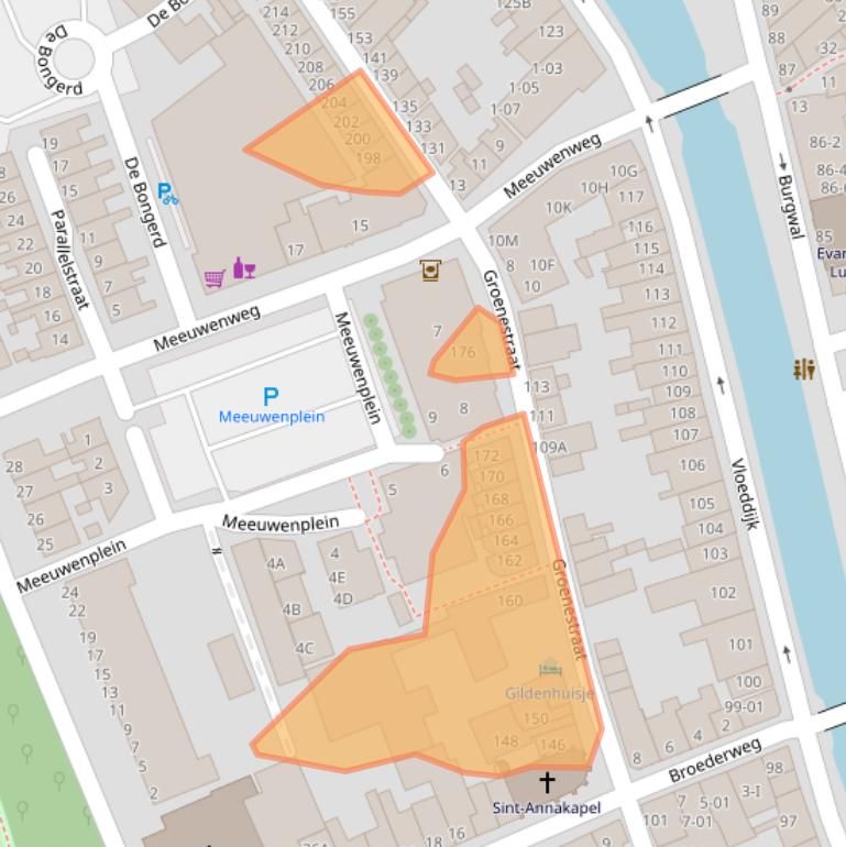 Kaart van postcodegebied 8261VL.