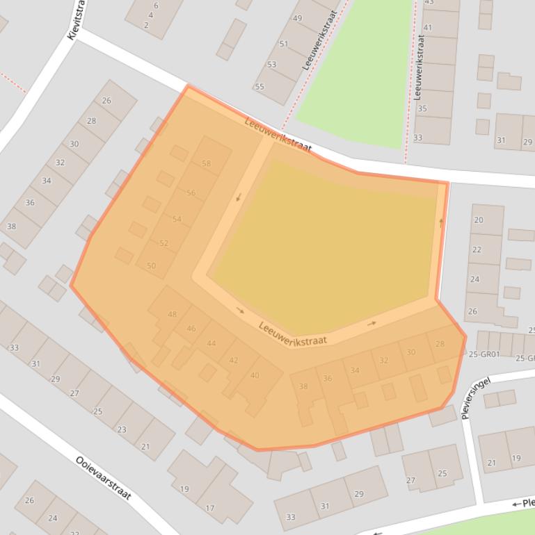 Kaart van postcodegebied 8262AL.