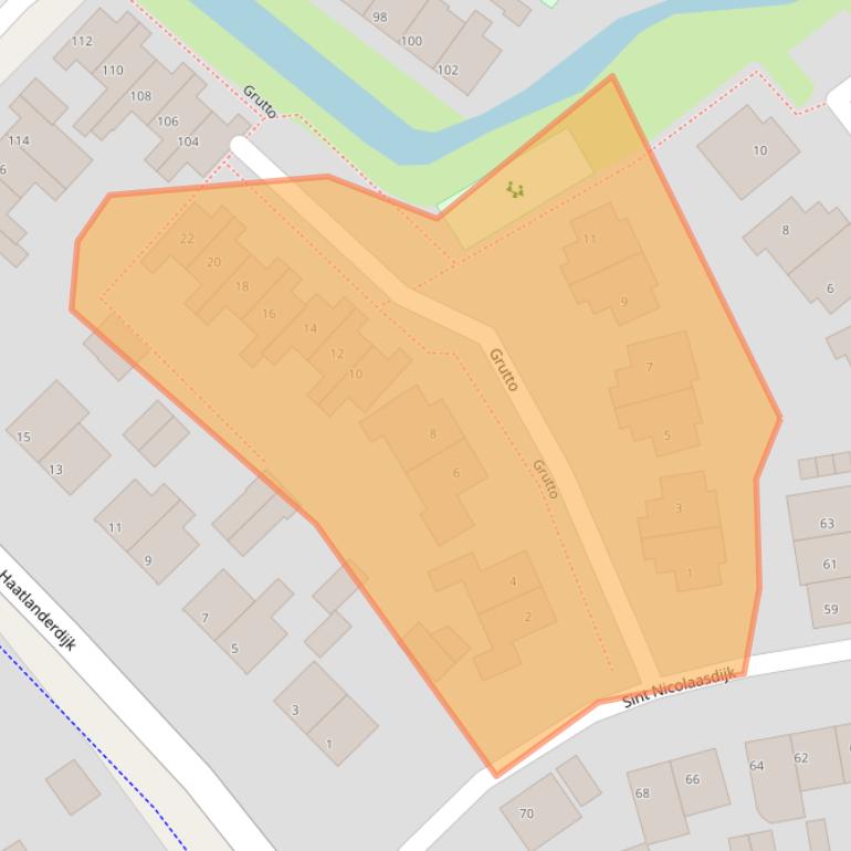 Kaart van postcodegebied 8262AV.