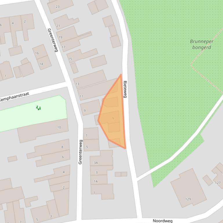 Kaart van postcodegebied 8262BN.