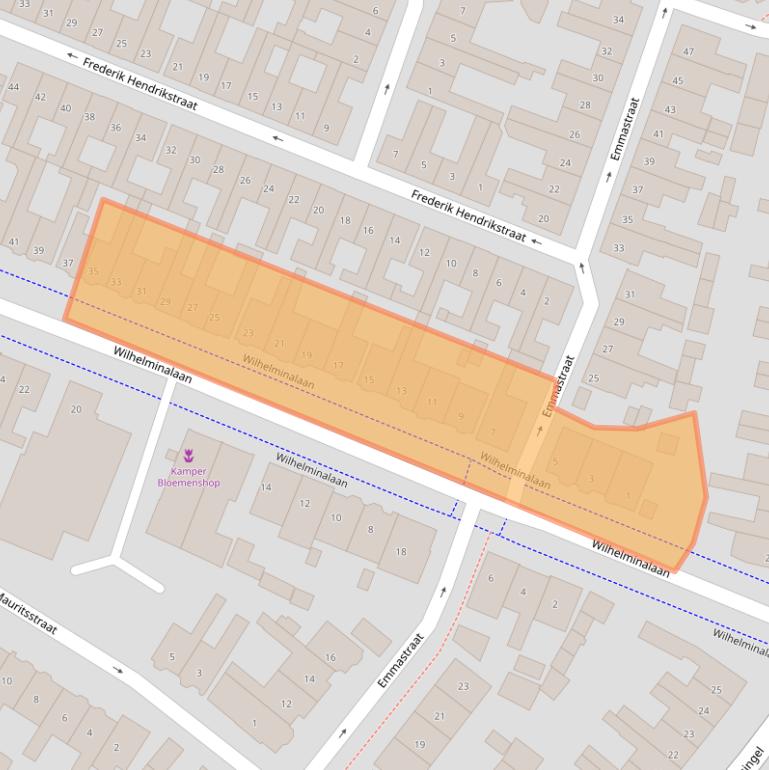 Kaart van postcodegebied 8262DA.