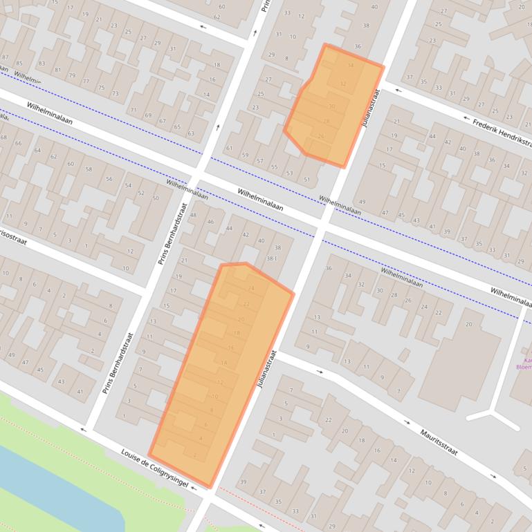 Kaart van postcodegebied 8262DN.