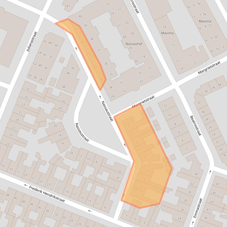 Kaart van postcodegebied 8262DV.