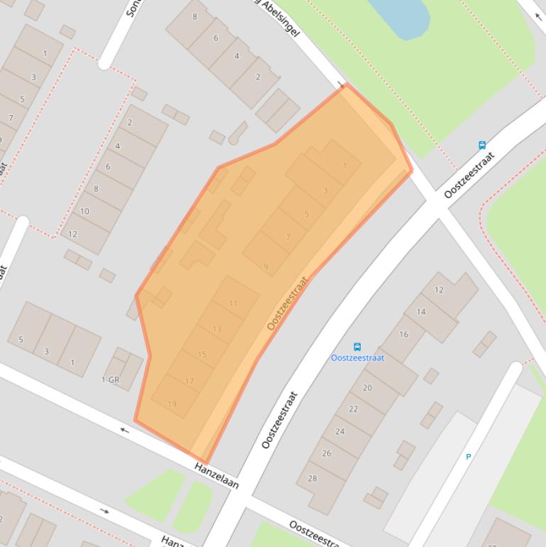 Kaart van postcodegebied 8262ER.