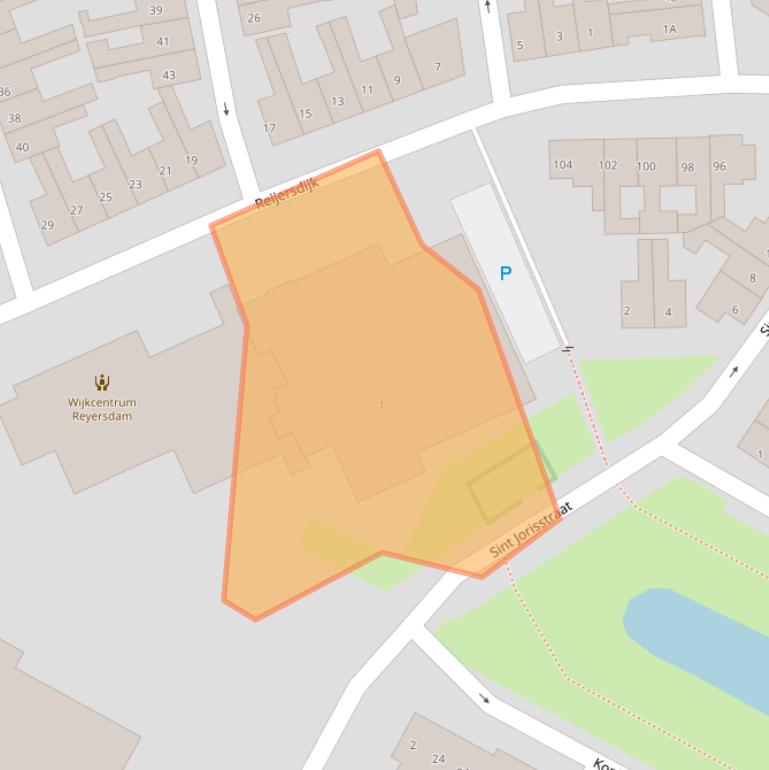 Kaart van postcodegebied 8262GA.