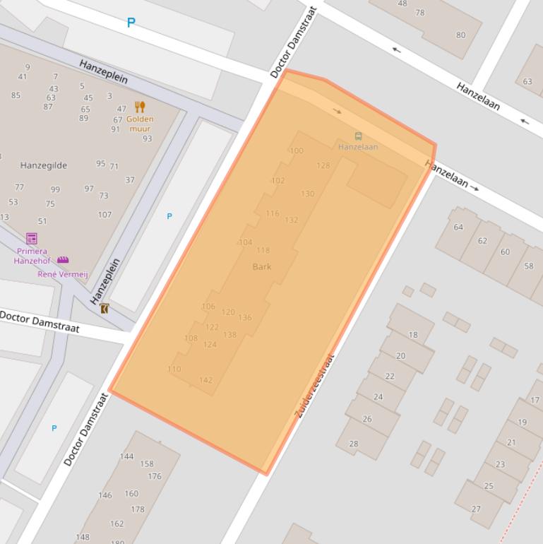 Kaart van postcodegebied 8262GB.