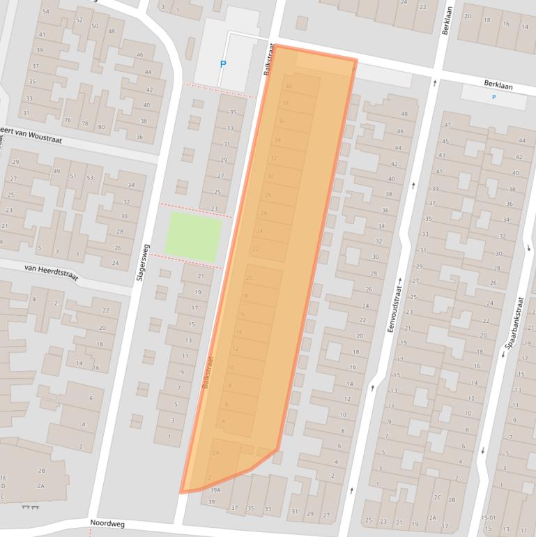 Kaart van postcodegebied 8262NA.