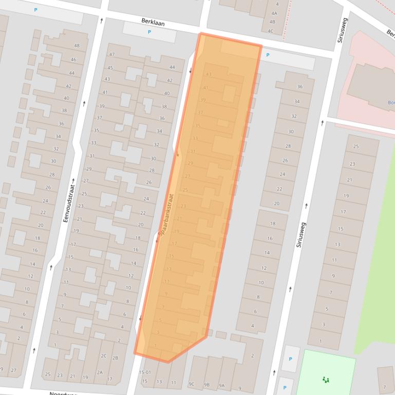 Kaart van postcodegebied 8262PA.