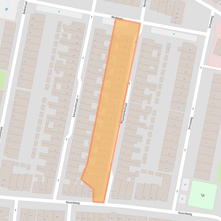 Kaart van postcodegebied 8262PB.