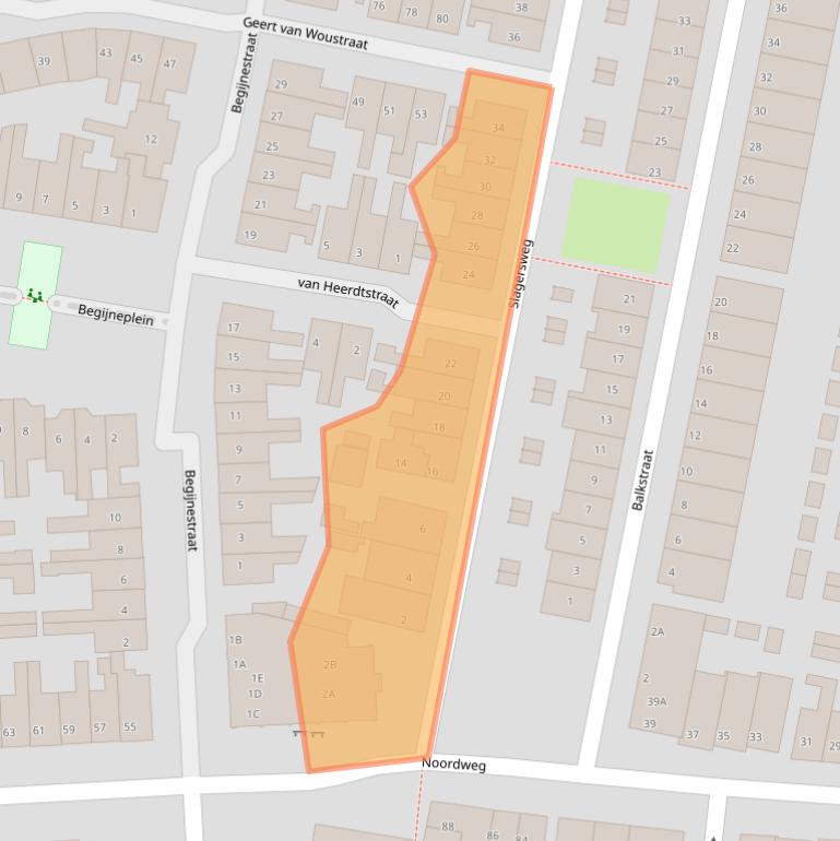 Kaart van postcodegebied 8262PH.