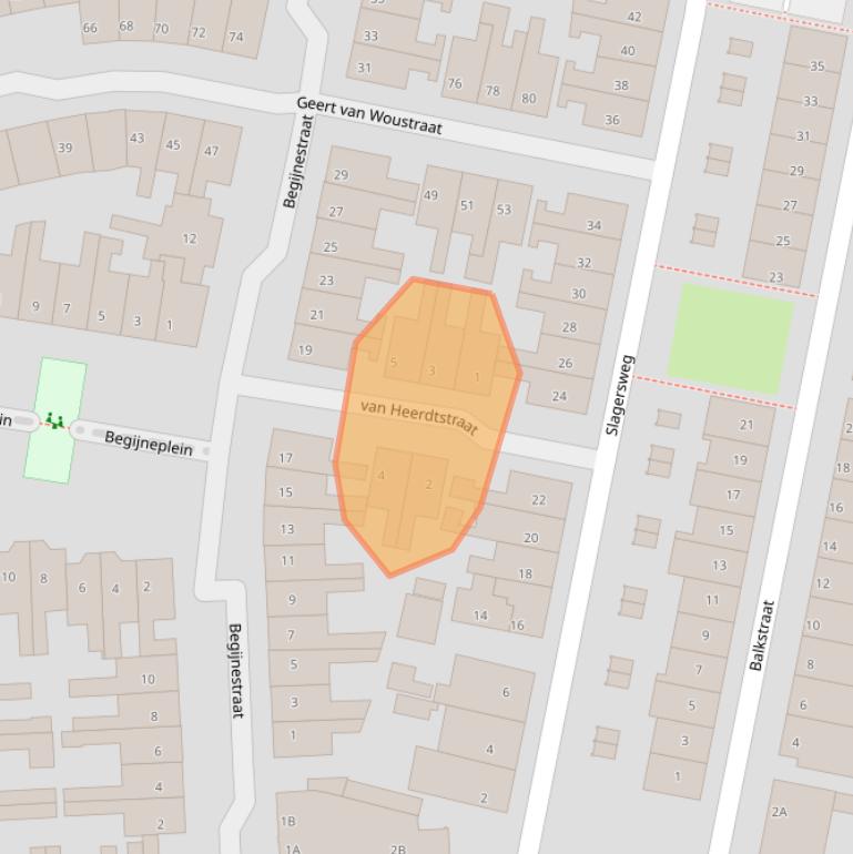 Kaart van postcodegebied 8262PK.