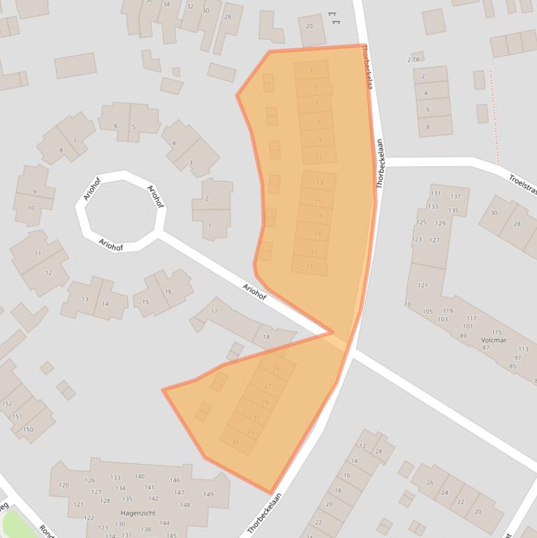 Kaart van postcodegebied 8262WK.