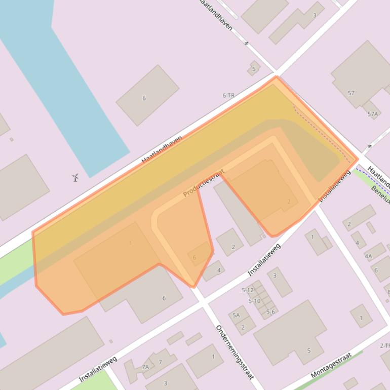 Kaart van postcodegebied 8263BR.