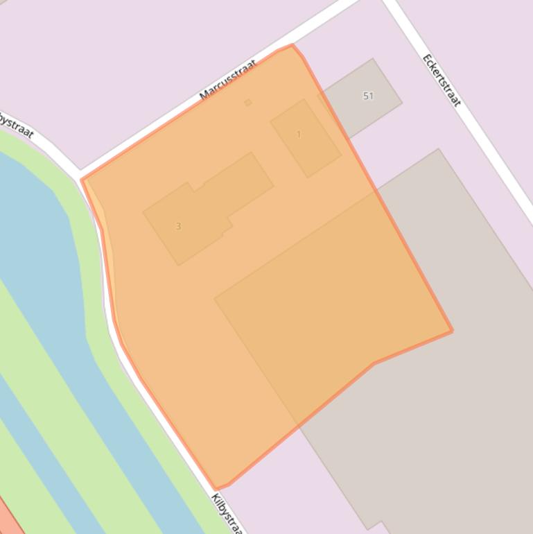 Kaart van postcodegebied 8263CK.