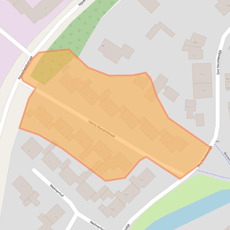 Kaart van postcodegebied 8264AB.