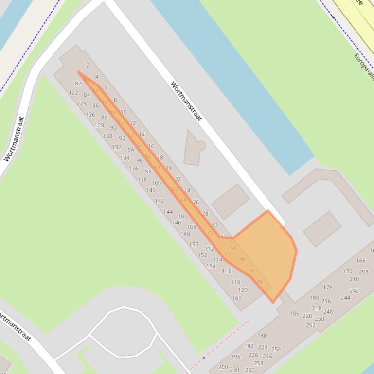 Kaart van postcodegebied 8265AD.