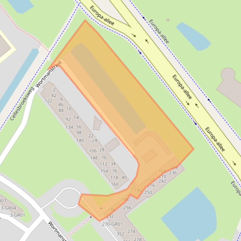 Kaart van postcodegebied 8265AH.