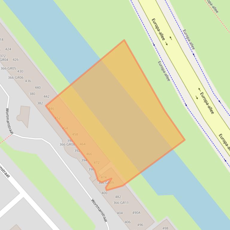 Kaart van postcodegebied 8265AS.