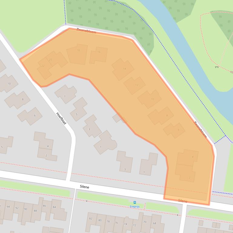 Kaart van postcodegebied 8265GL.