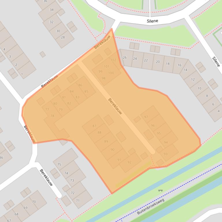 Kaart van postcodegebied 8265GR.