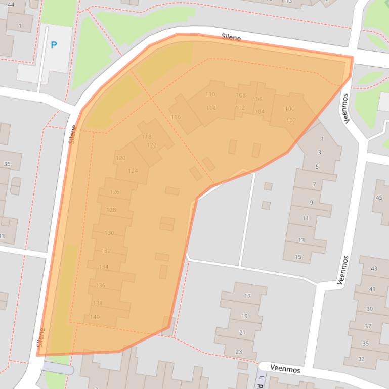 Kaart van postcodegebied 8265HK.