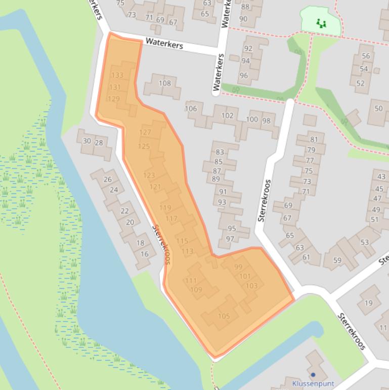 Kaart van postcodegebied 8265LS.