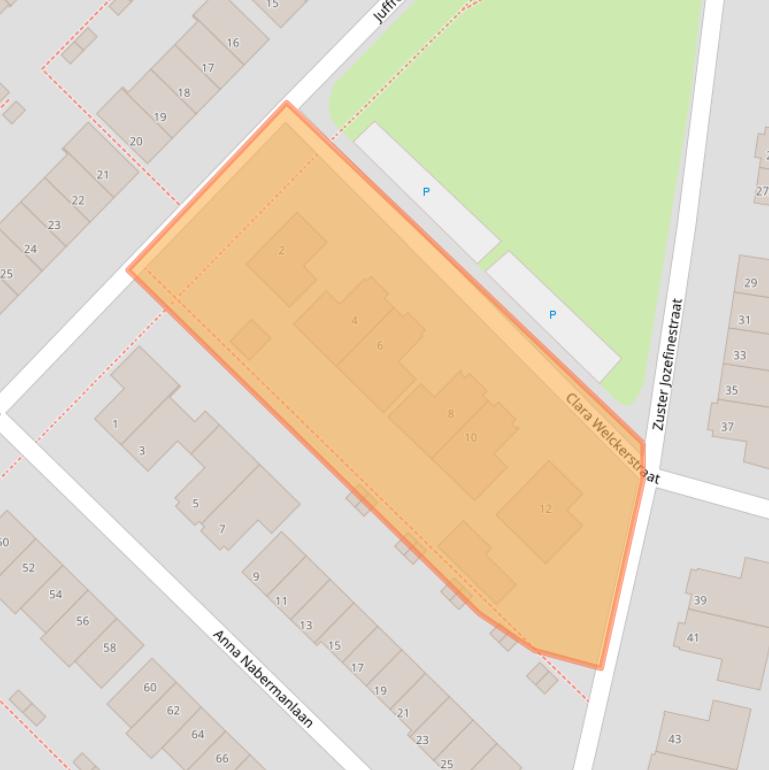 Kaart van postcodegebied 8265NA.