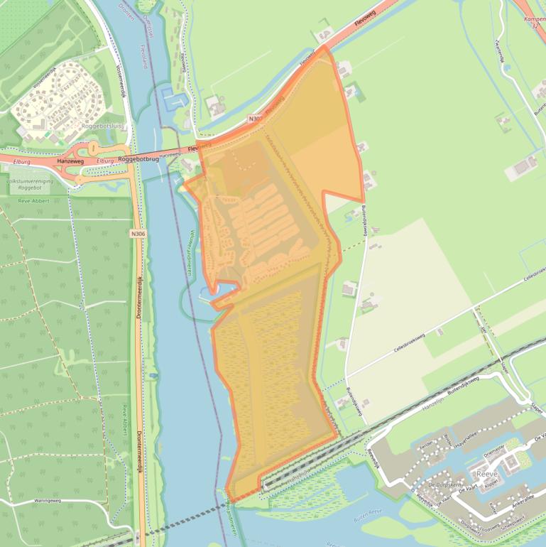 Kaart van postcodegebied 8265PR.