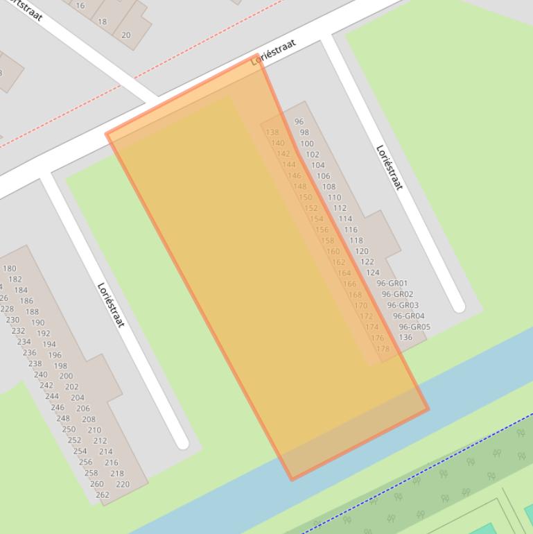 Kaart van postcodegebied 8265WD.