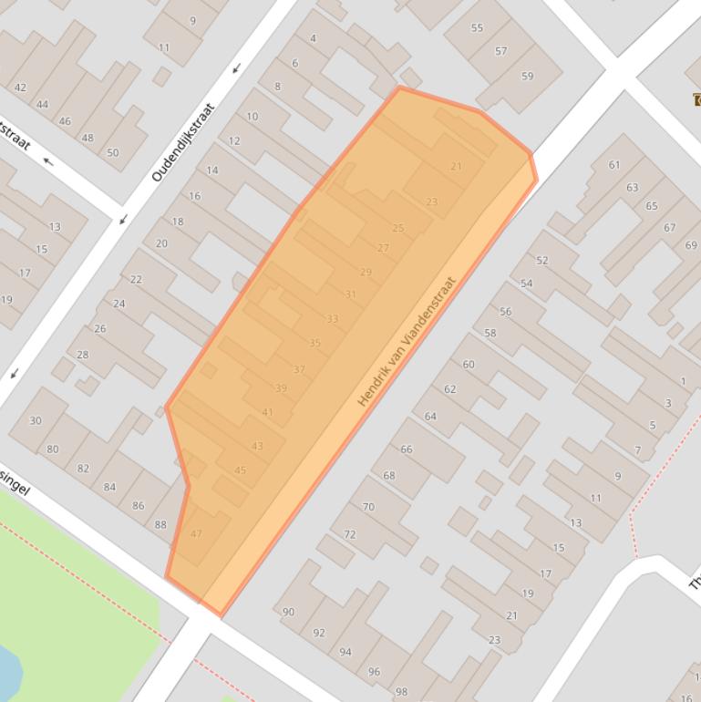 Kaart van postcodegebied 8266DN.