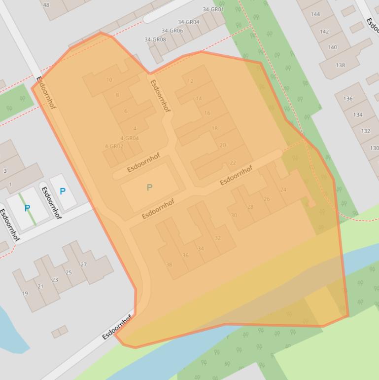 Kaart van postcodegebied 8266GA.