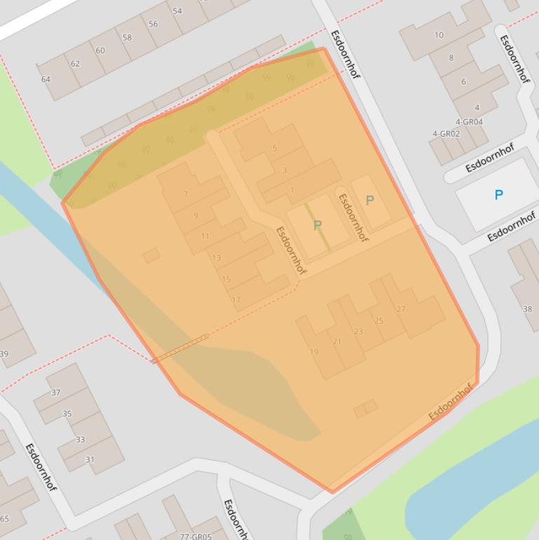 Kaart van postcodegebied 8266GB.