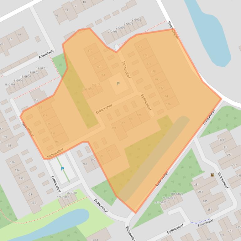 Kaart van postcodegebied 8266GN.