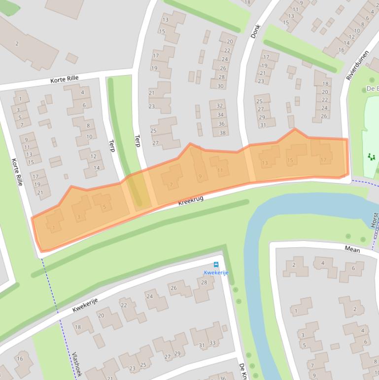 Kaart van postcodegebied 8266JE.