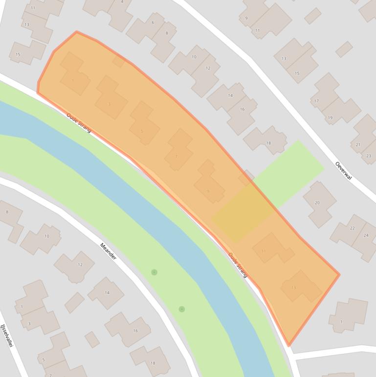 Kaart van postcodegebied 8266JL.