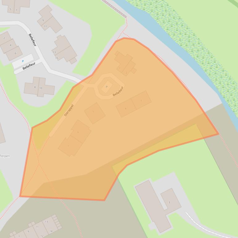 Kaart van postcodegebied 8266MC.